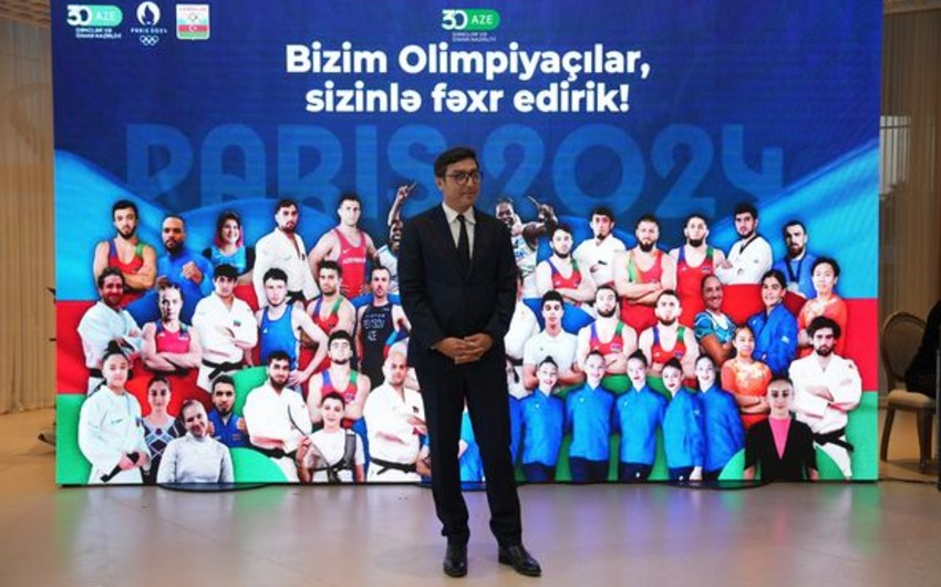 Paris-2024-də iştirak etmiş Azərbaycan nümayəndə heyəti üçün qala gecə təşkil edilib